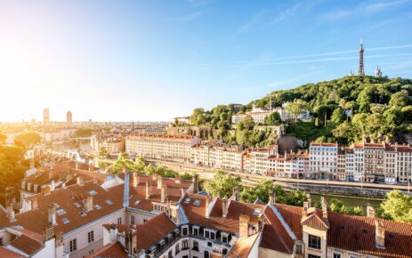 Lyon city in France