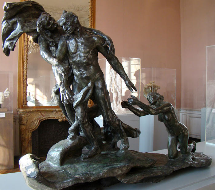 'l'âge mûr' beeld van Camille Claudel