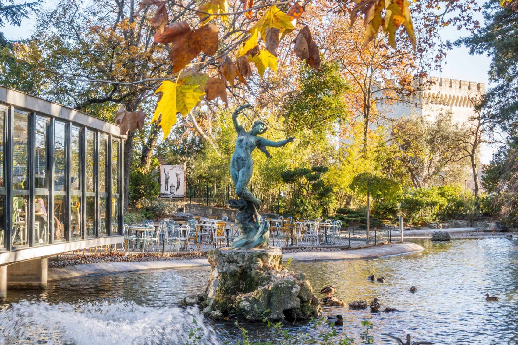 Tuin van de Rocher des Doms Avignon
