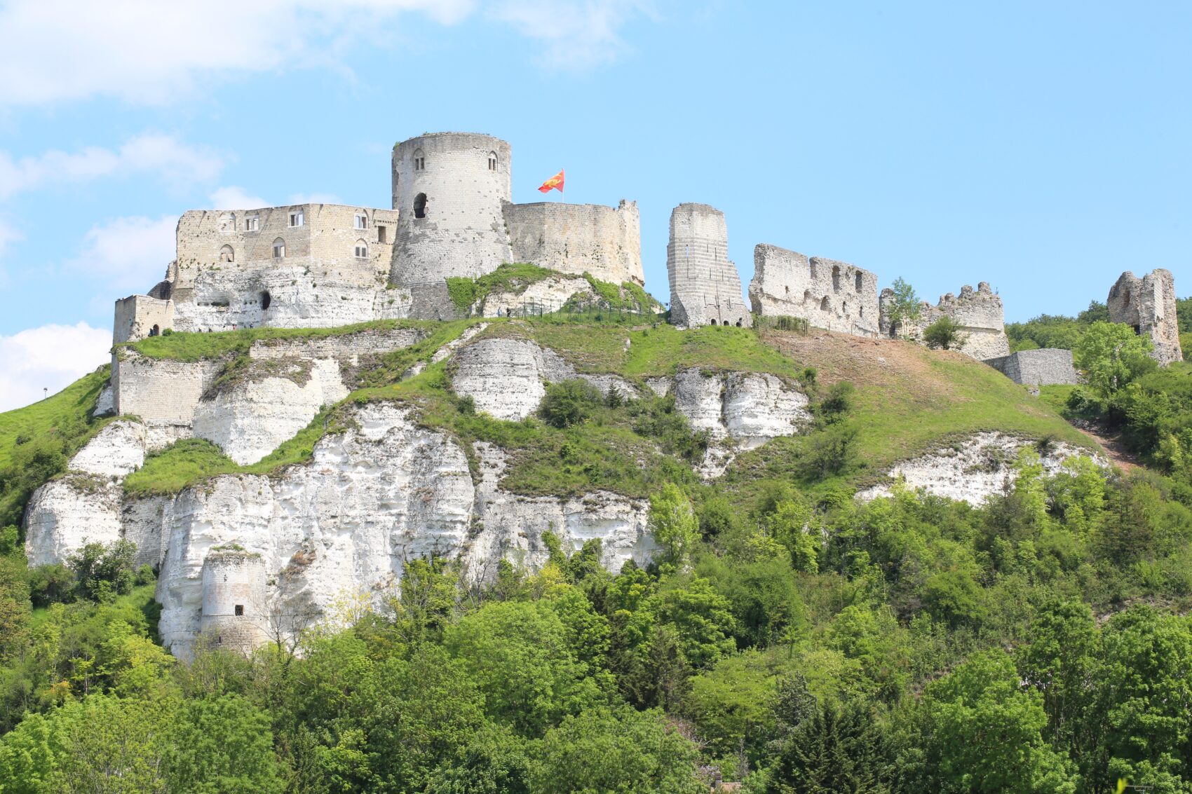 The,Medieval,Château,Gaillard,In,Les,Andelys,,Normandy,,France