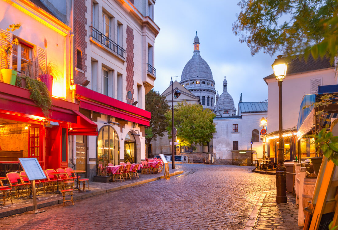 Montmartre in Paris, France
